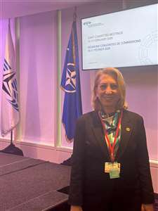 Öneş Derici, NATO Parlamenter Asamblesi toplantıları için Brüksel'de haberi